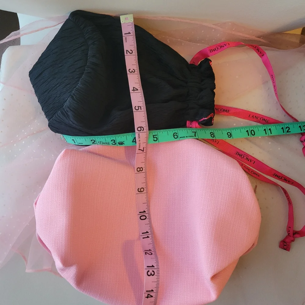 Lancôme Cosmetic Cases Storage Travel Pouches Bags ~ NWOT ~ Organizing ~ Pretty!
